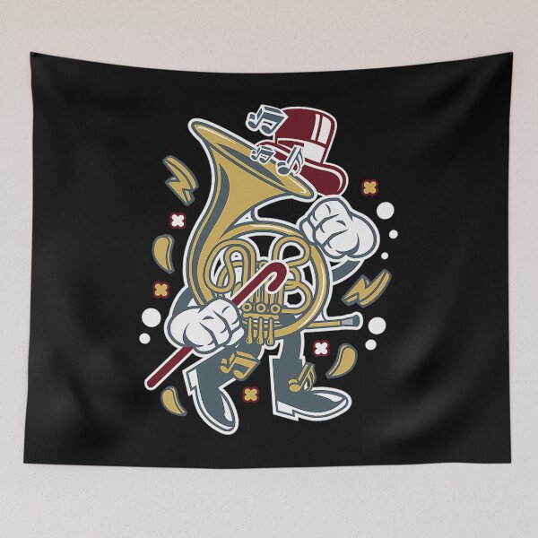 Item preview,  Drawing British Horn Street Cartoon designed and sold by proctorhaivette.