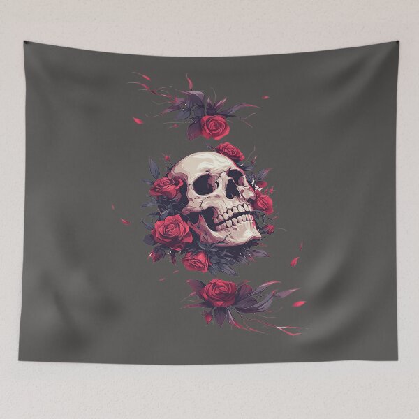 Item preview, Rose-Crowned Skull designed and sold by Christian Weiss.