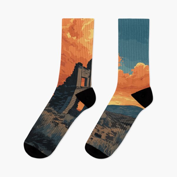 Item preview, Rhyolite Nevada Travel Poster | Vintage Ghost Town & Gold Rush Ruins Wall Art designed and sold by TuncGK.