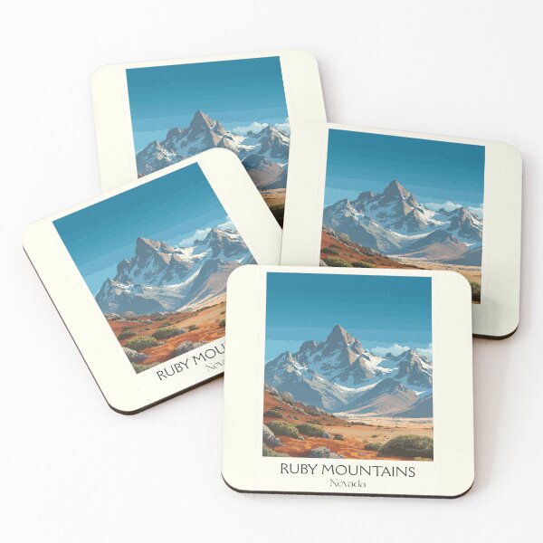 Item preview, Ruby Mountains Nevada Poster | Vintage Lamoille Canyon & Alpine Peaks Art designed and sold by TuncGK.