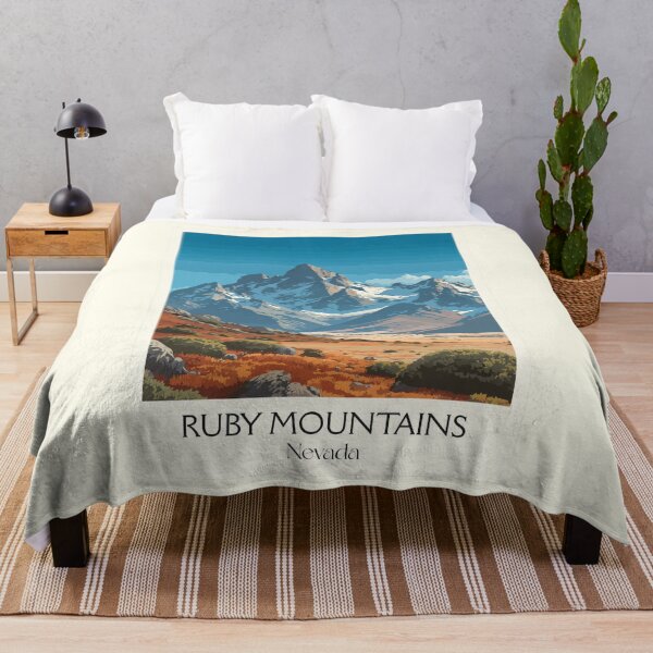 Item preview, Ruby Mountains Nevada Poster | Vintage Lamoille Canyon & Alpine Peaks Art designed and sold by TuncGK.