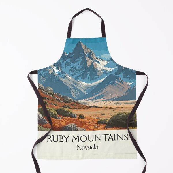 Item preview, Ruby Mountains Nevada Poster | Vintage Lamoille Canyon & Alpine Peaks Art designed and sold by TuncGK.