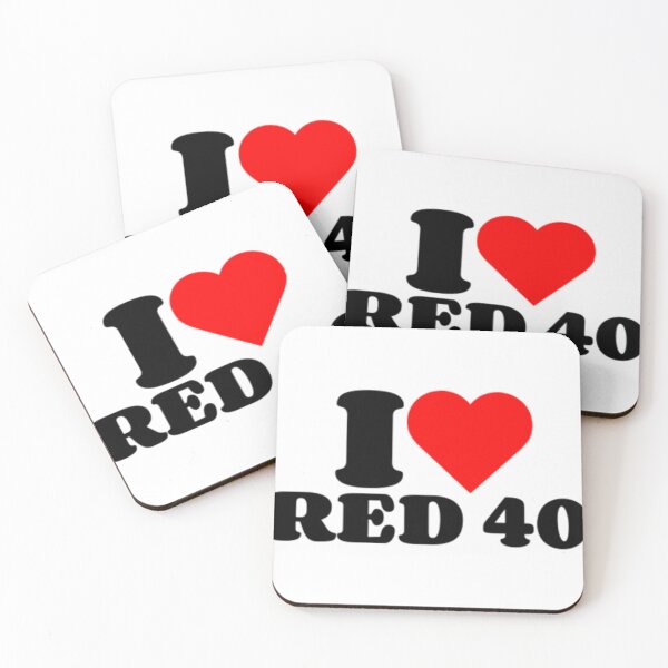 Item preview, I Heart Red 40 Dye designed and sold by Lilaonn.