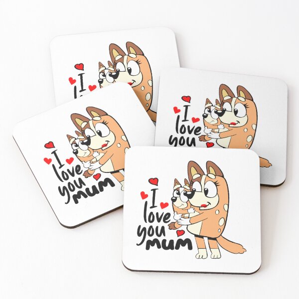 Item preview, I love my mom - Bluey Premium  designed and sold by LuckylionC.