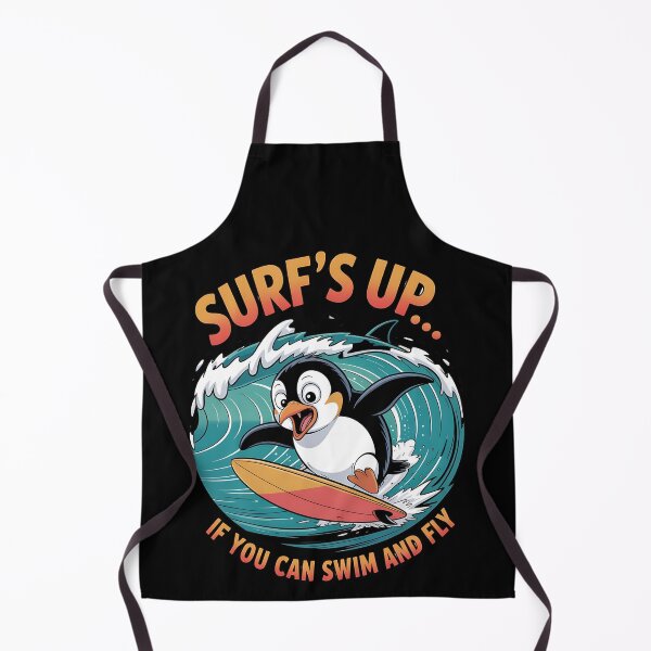 Item preview, Surfing penguin - sarcastic penguin - penguin sports - cute penguin - arcastic animal - hilarious penguin - sarcastic workout -penguin sports fan designed and sold by JansenGS.