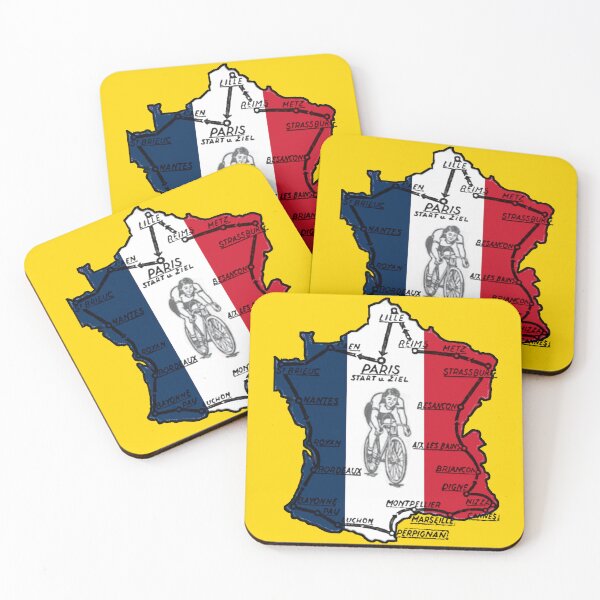 Artikelvorschau, Tour de France Retro gelbes Trikot de voyage entworfen und verkauft von footballstorico.