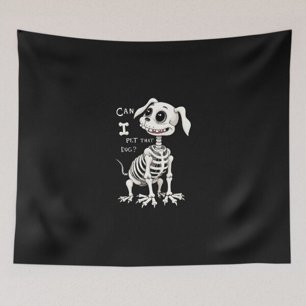 Artikelvorschau, Kann ich das Hundeskelett streicheln? Halloween-Geschenke entworfen und verkauft von giptrocac.