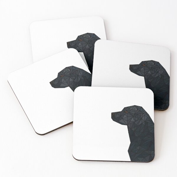 Item preview, Geometric Black Labrador Retriever  designed and sold by ImogenTangles.