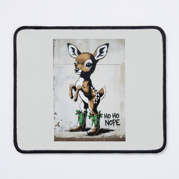 Item preview, Brown Chibi Fawn Bringing a Rebellious Holiday Mood designed and sold by SplashTastic.