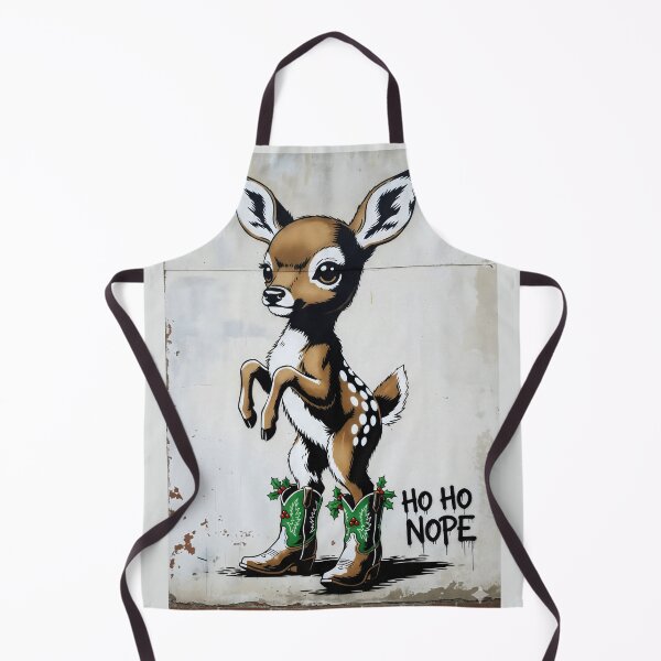 Item preview, Brown Chibi Fawn Bringing a Rebellious Holiday Mood designed and sold by SplashTastic.