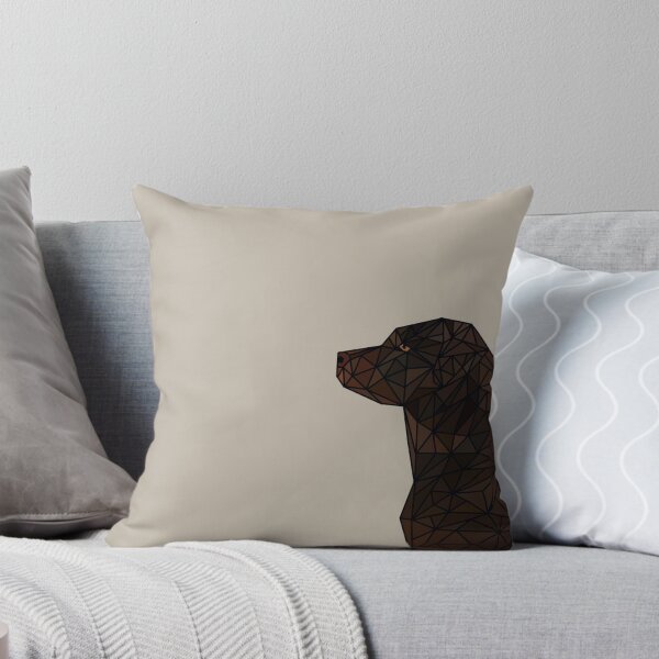 Item preview, Geometric Chocolate Labrador Retriever  designed and sold by ImogenTangles.