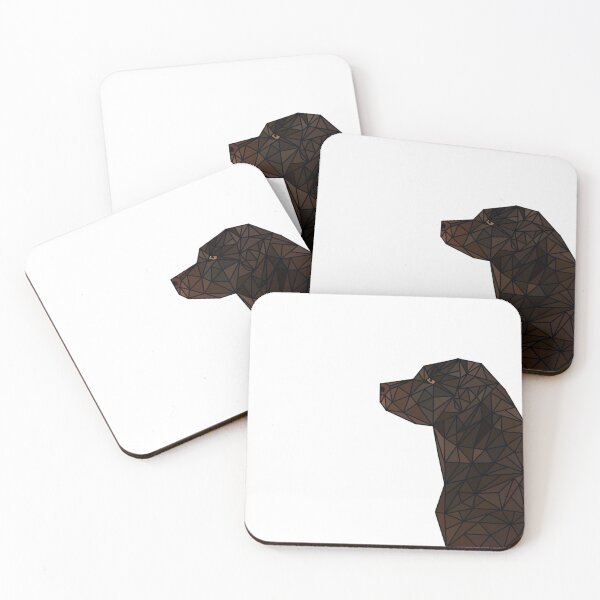 Item preview, Geometric Chocolate Labrador Retriever  designed and sold by ImogenTangles.