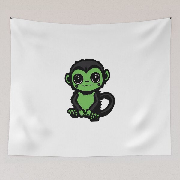 Item preview, Green Little Monkey designed and sold by RayGosselin.