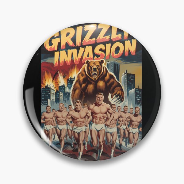 Artikelvorschau, Grizzly-Invasion entworfen und verkauft von RayGosselin.