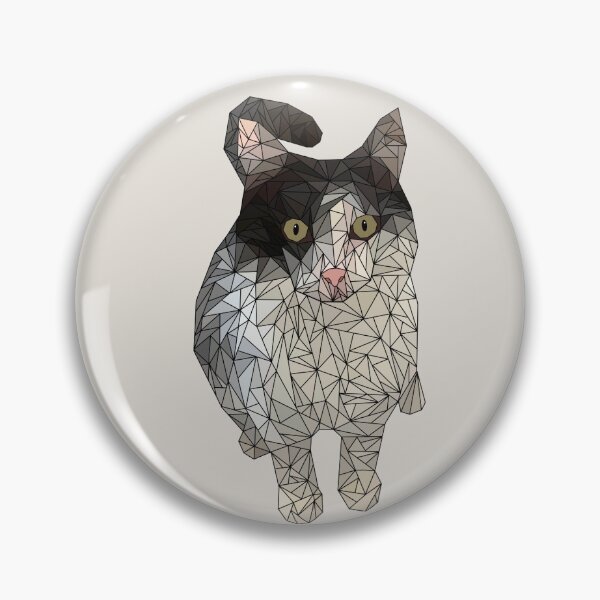 Item preview, Geometric House Cat designed and sold by ImogenTangles.