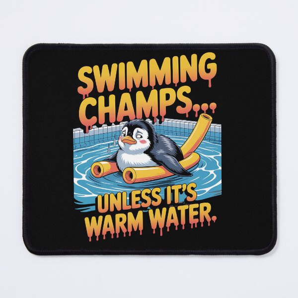 Item preview, Surfing penguin - sarcastic penguin - penguin sports - cute penguin - arcastic animal - hilarious penguin - sarcastic workout -penguin sports fan designed and sold by JansenGS.