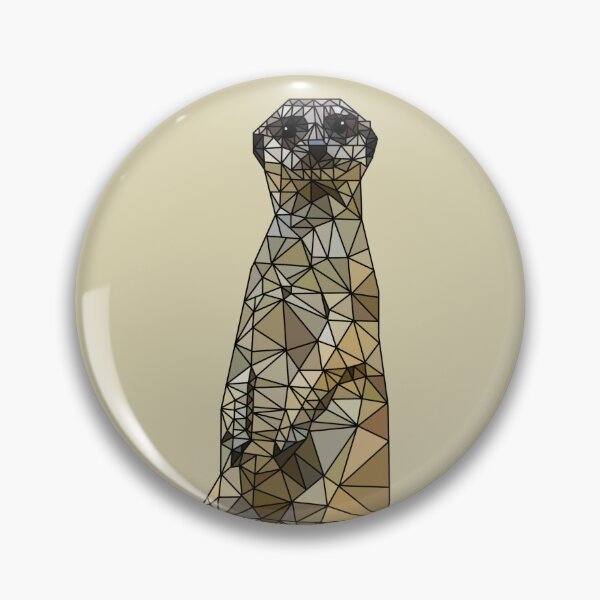 Item preview, Geometric Meerkat  designed and sold by ImogenTangles.