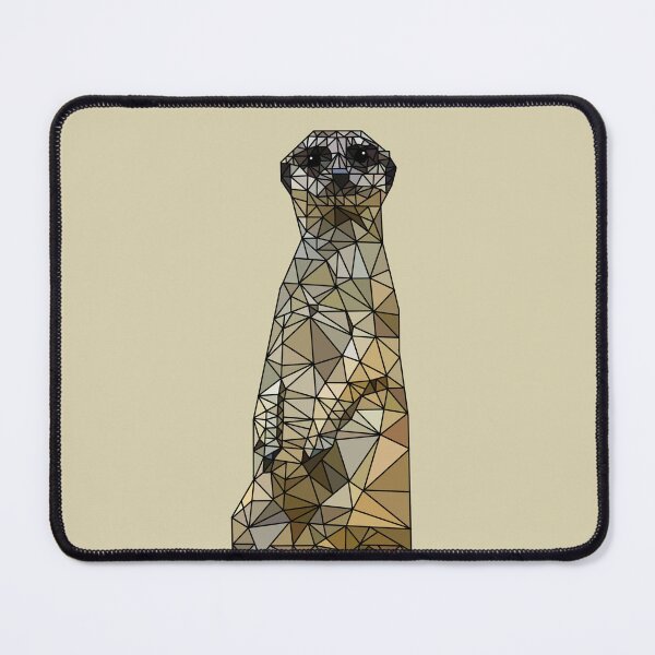 Item preview, Geometric Meerkat  designed and sold by ImogenTangles.
