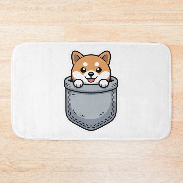 Item preview, Shiba in Pocket designed and sold by NicolasGlowArt.