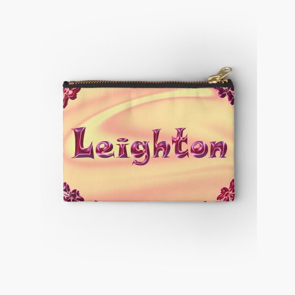 Item preview, Leighton Name Design – Satin Pink Glossy Font, Cute Shiny Lettering :) designed and sold by Myriel-Myriel.