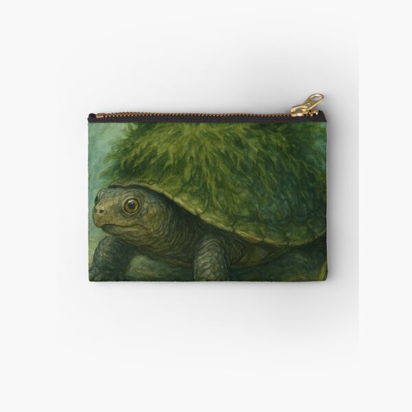 Item preview, Mary River Turtle Artwork – Rare Algae-Covered Freshwater Turtle designed and sold by NocturnalNook.
