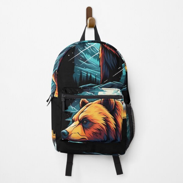 Item preview, Alaskan Bear Landscape designed and sold by Linework Studio.