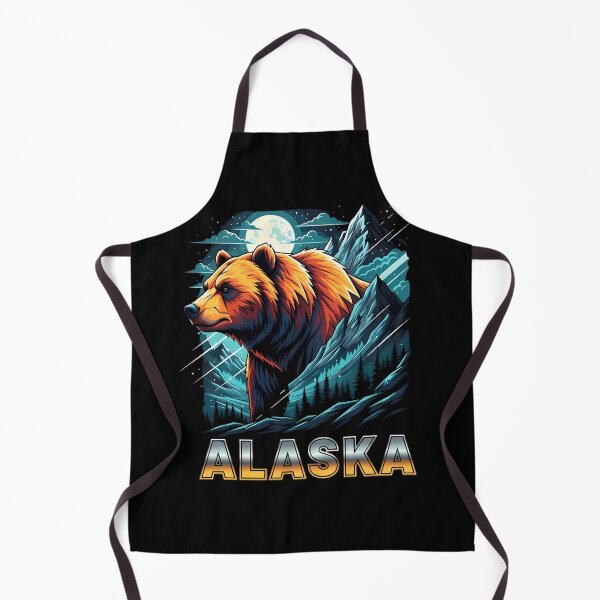 Item preview, Alaskan Bear Landscape designed and sold by Linework Studio.