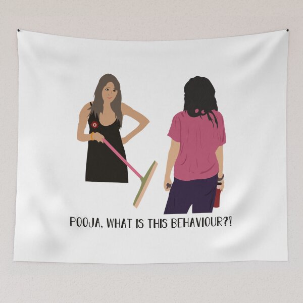 Item preview, Pooja What Is This Behaviour - Desi Indian Meme designed and sold by Tayonn.