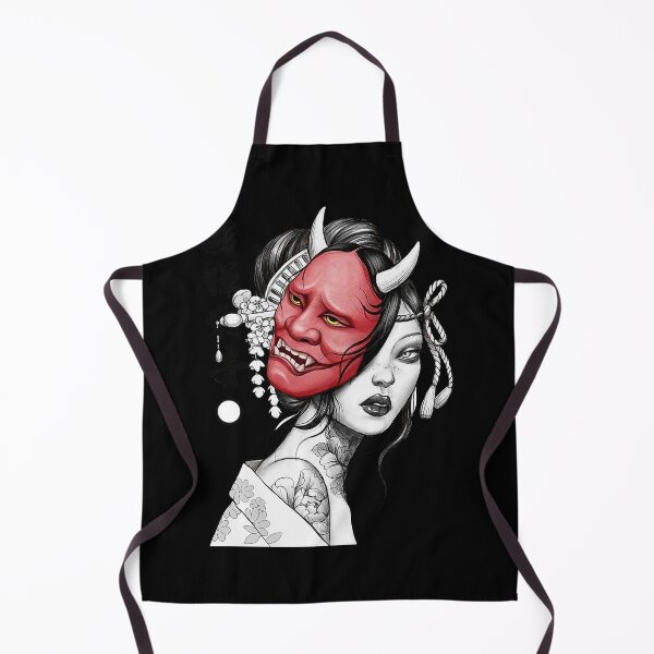 Item preview,  Japanese Geisha Oni Demon Mask designed and sold by andriannade.