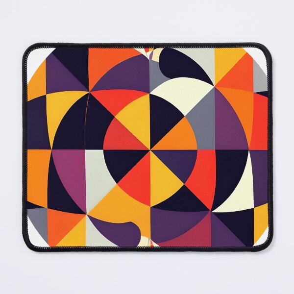 Item preview, colorful geometric round abstract design designed and sold by SmashingDeals.