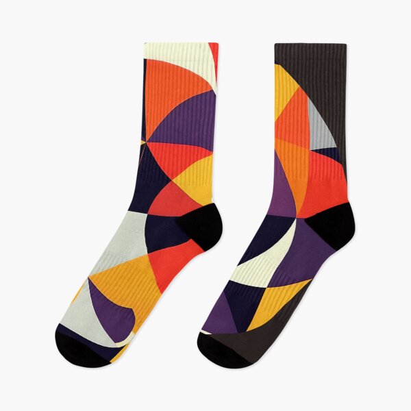 Item preview, colorful geometric round abstract design designed and sold by SmashingDeals.