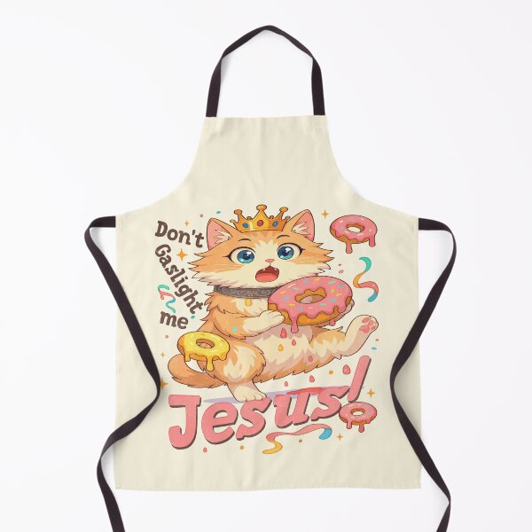 Item preview, Don't gaslight me Jesus Book lover Cute Princess Donut designed and sold by RamblingsRose.