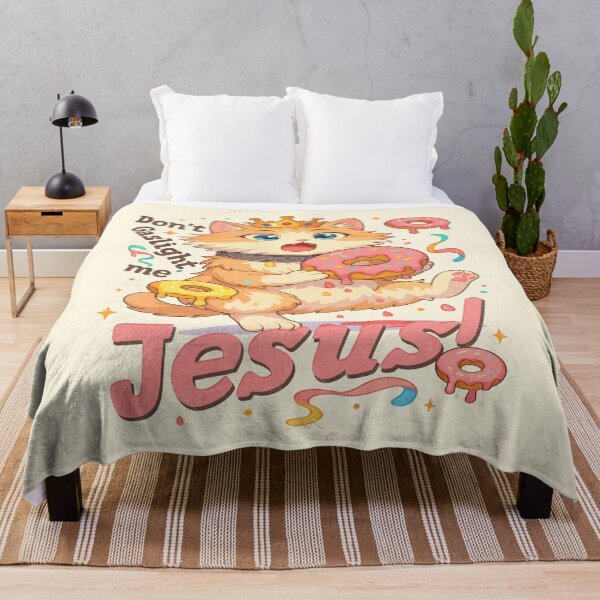 Item preview, Don't gaslight me Jesus Book lover Cute Princess Donut designed and sold by RamblingsRose.