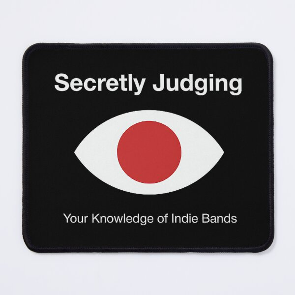 Item preview, Secretly Judging Your Knowledge of Indie Bands Premium designed and sold by marlymanhattan7.