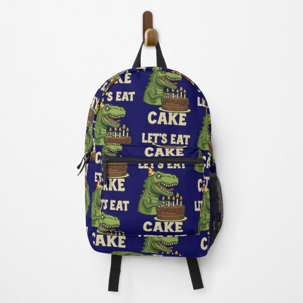 Item preview, Let’s Eat Cake — Funny T-Rex Birthday Dinosaur designed and sold by TrendTribeTP.