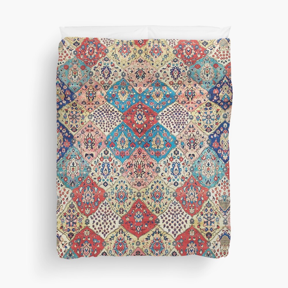 "Sarouk Safavid Persian Carpet Print" Duvet Cover by bragova Redbubble