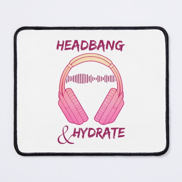 Item preview, Headphones | Headbang And Hydrate designed and sold by ObsidianDaz.