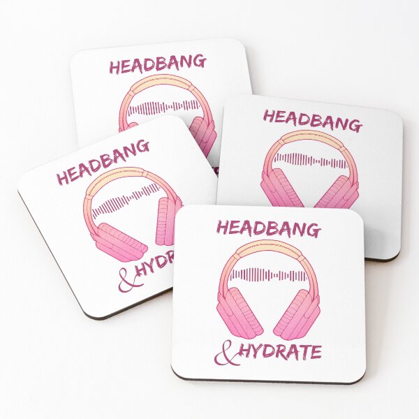 Item preview, Headphones | Headbang And Hydrate designed and sold by ObsidianDaz.
