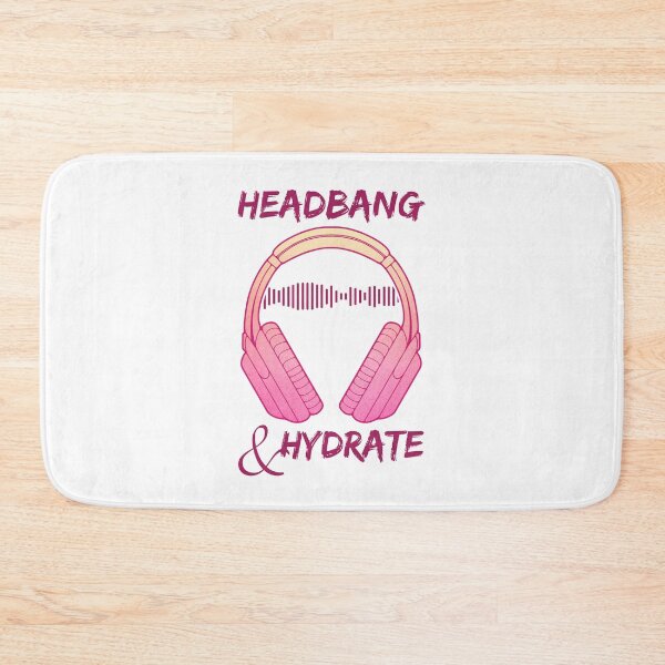 Item preview, Headphones | Headbang And Hydrate designed and sold by ObsidianDaz.