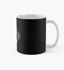 Retro Rose and Skeleton Design Mug