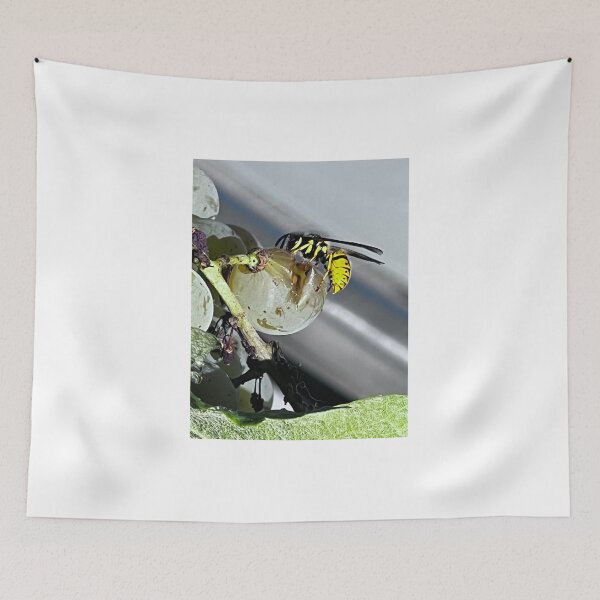 Item preview, „Wespe auf Trauben – Natur im Detail“ : „Wasp on Grapes – Nature in Detail“ designed and sold by Yaroplanner.
