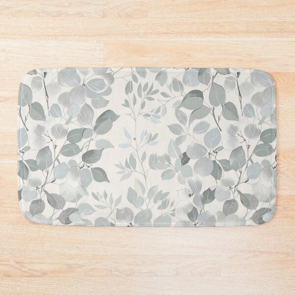 Item preview, Elegant Floral Pattern with Grey Leaves designed and sold by CoolPixels.