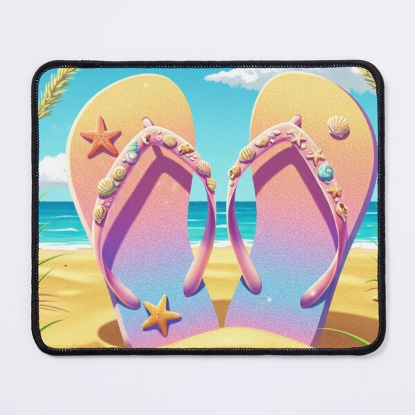 Item preview, Two flip-flaps with seashell classic tshirt designed and sold by anandsiva2703.