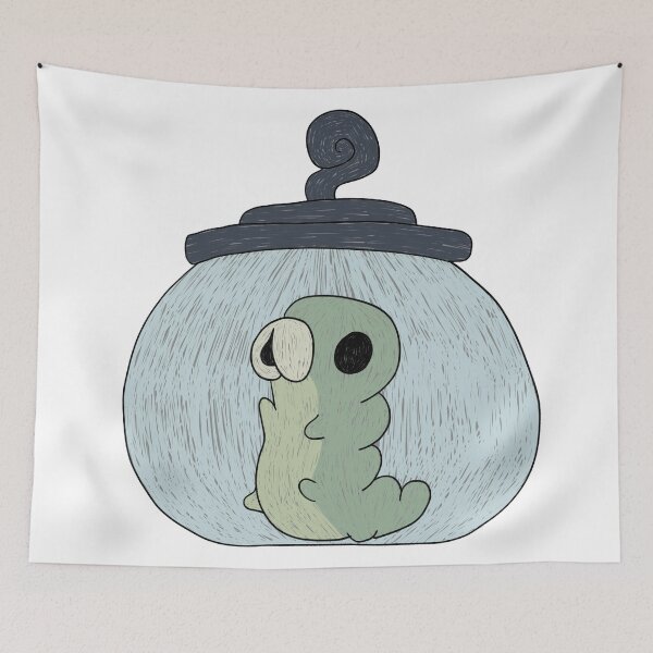 Item preview, Hollow Knight Cute Little Grub in a Jar Fanart Illustration designed and sold by Chiarad0.