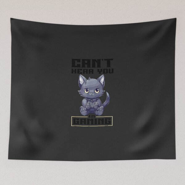 Item preview, Can'T-Hear-You-I'M-Gaming-Cat-Gamer-Controller-Video-Games designed and sold by rappadfdeuin.