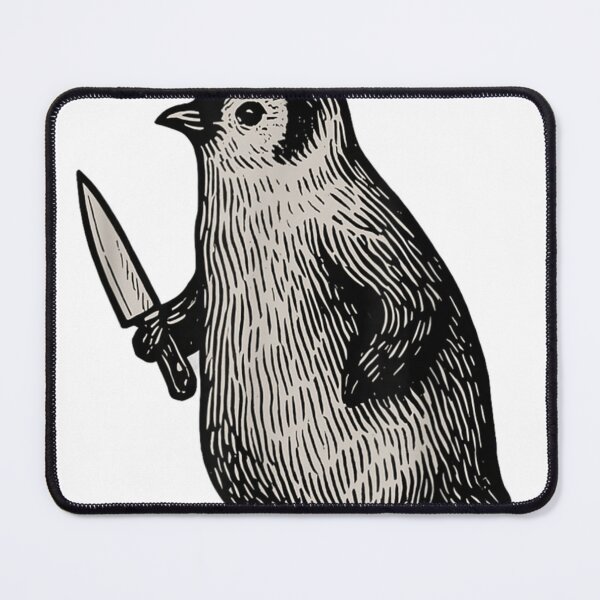 Item preview, Fight Or Flight Penguin Meme Shirt Funny Angry Bird With Knife And Dark Humor Twist designed and sold by Tayonn.
