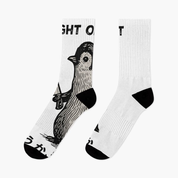 Item preview, Fight Or Flight Penguin Meme Shirt  Funny Angry Bird With Knife And Dark Humor Twist designed and sold by Tayonn.