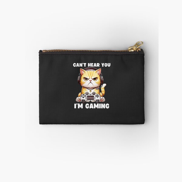 Item preview, Can'T-Hear-You-I'M-Gaming-Funny-Cat-Video-Gamers-Headset-(1) designed and sold by rappadfdeuin.