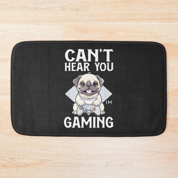 Item preview, Can'T-Hear-You-I'M-Gaming-Pug-Dog-Games-Gamer-Controller designed and sold by rappadfdeuin.