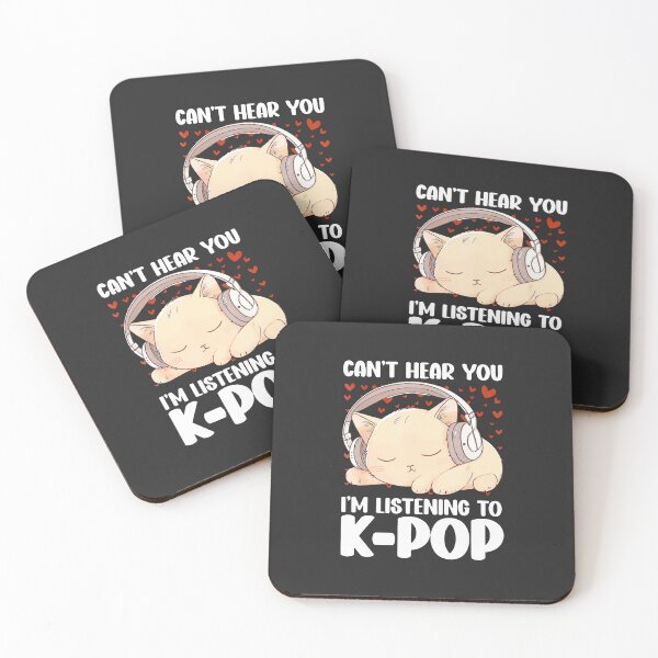 Item preview, Can'T-Hear-You-I'M-Listening-Kpop-Cat-K-Pop-Merchandise-(1) designed and sold by rappadfdeuin.